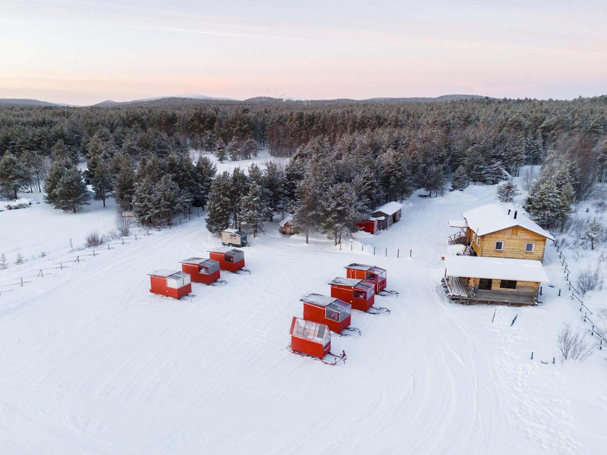 Lake Inari Mobile Cabins المظهر الخارجي الصورة